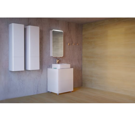 Тумба RAVAL Pure 65 напольная Белая Pur.01.65/N/W