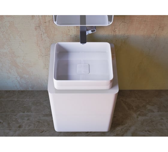 Тумба RAVAL Pure 65 напольная Белая Pur.01.65/N/W