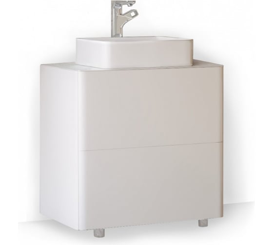 Тумба RAVAL Pure 75 напольная Белая Pur.01.75/N/W 1