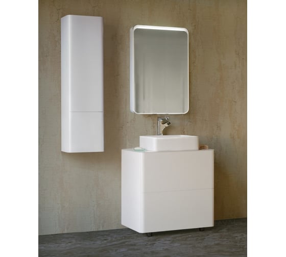 Тумба RAVAL Pure 75 напольная Белая Pur.01.75/N/W