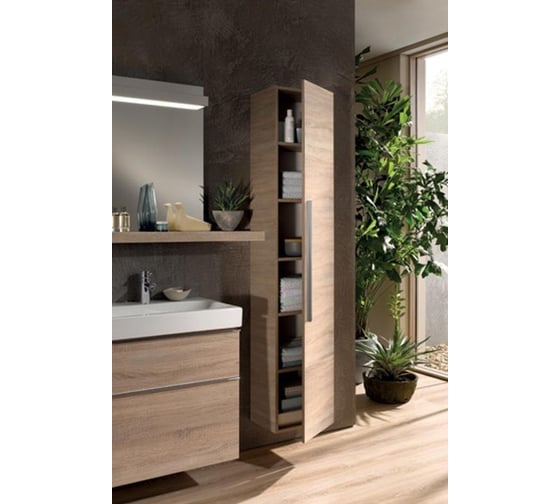 Высокий шкафчик GEBERIT iCon 360x1800x309 мм, крепление дверей слева/справа 841002000 00000047499