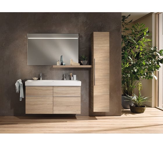 Высокий шкафчик GEBERIT iCon 360x1800x309 мм, крепление дверей слева/справа 841002000 00000047499