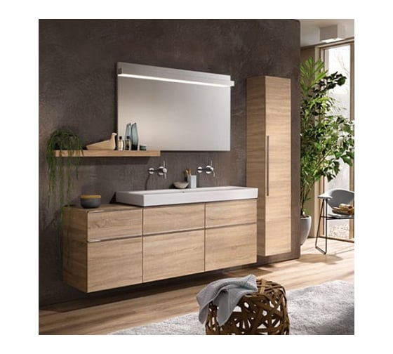 Высокий шкафчик GEBERIT iCon 360x1800x309 мм, крепление дверей слева/справа 841002000 00000047499