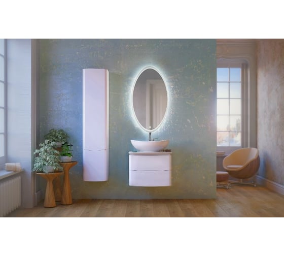Зеркало RAVAL Moon 55 с подсветкой Moo.02.55/W