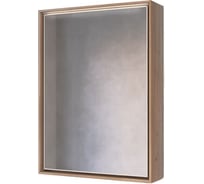 Зеркало-шкаф RAVAL Frame 75 Дуб трюфель с подсветкой, розеткой Fra.03.75/DT