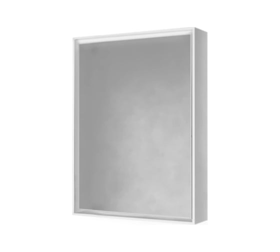 Зеркало-шкаф RAVAL Frame 60 Белый с подсветкой, розеткой Fra.03.60/W