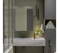 Зеркало-шкаф ALIAS Quattro 80x60 левый без подсветки sh8060l