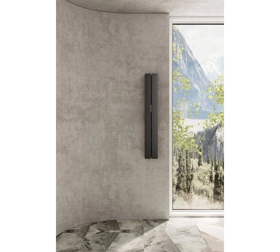Полка для ванной комнаты INCANTOMETALLICO Angulo 97x17x11,5 см, металлическая навесная Angulo черная