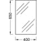 Зеркало JACOB DELAFON FORMILIA EB1044-NF 40 см без подсветки 00000011890 2