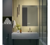 Зеркало-шкаф ALIAS Квартал 80x60 c тройной LED-подсветкой, правый sh80604r