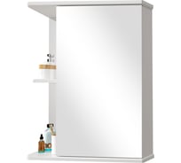 Подвесной зеркальный шкаф Sanstar универсальный 55 с полками 218.1-2.4.1.