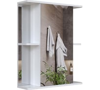 Подвесной зеркальный шкаф Sanstar 60, универсальный, с полками 219.1-2.4.1.