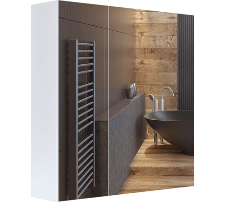 Подвесной зеркальный шкаф Sanstar 70, универсальный 39.1-2.4.1.