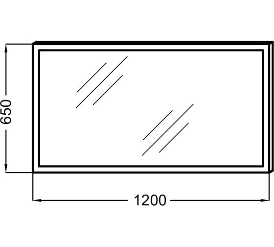 Зеркало JACOB DELAFON PARALLEL 120 см, со светодиодной подсветкой EB1444-NF 00000040721