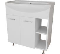 Тумба для ванной MIXLINE "АНРИ-75" под раковину Best-75 Sanita LuxПВХ 553563