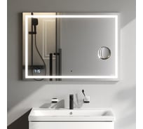 Универсальное зеркало AM.PM с контурной Led-подсветкой, часами и косметическим M91AMOX1003WG