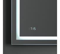 Универсальное зеркало AM.PM с контурной Led-подсветкой, часами и косметическим M91AMOX1003WG