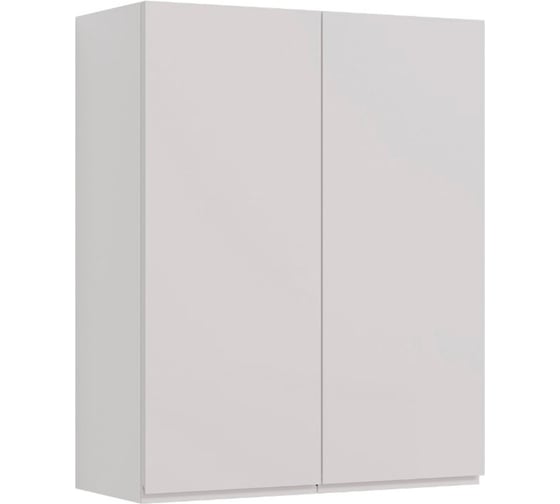 Шкаф Lemark VEON 60 см, подвесной, 2-х дверный, цвет корпуса, фасада: белый глянец LM01V60SH