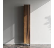 Шкаф-колонна AM.PM Gem напольный, левый, 30 см, двери, push-to-open, цвет: орех M90CSL0306HF