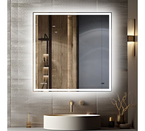 Зеркало MIXLINE "Велес" 700x800 (ШВ) бесконтактный сенсор, светодиодная подсветка 554630
