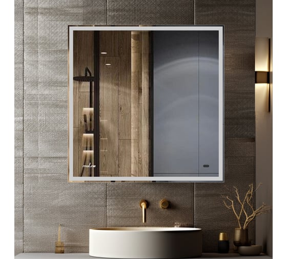 Зеркало MIXLINE "Велес" 700x800 (ШВ) бесконтактный сенсор, светодиодная подсветка 554630