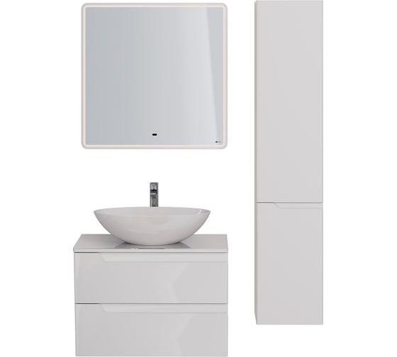 Зеркало Lemark ELEMENT 70x80 см, с подсветкой, с подогревом LM70Z-E