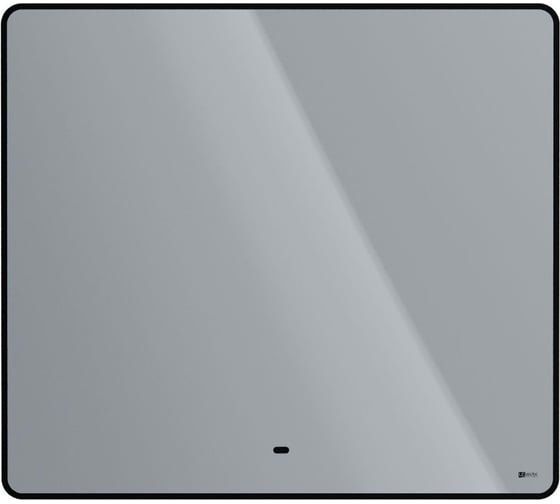 Зеркало Lemark MIOBLACK 90x80 см, с интерьерной подсветкой, с подогревом LM90ZM-black