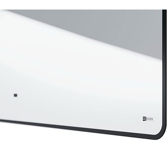 Зеркало Lemark MIOBLACK 90x80 см, с интерьерной подсветкой, с подогревом LM90ZM-black
