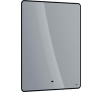 Зеркало Lemark MIOBLACK 70x80 см, с интерьерной подсветкой, с подогревом LM70ZM-black