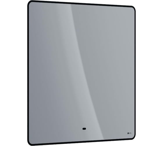 Зеркало Lemark MIOBLACK 80x80 см, с интерьерной подсветкой, с подогревом LM80ZM-black