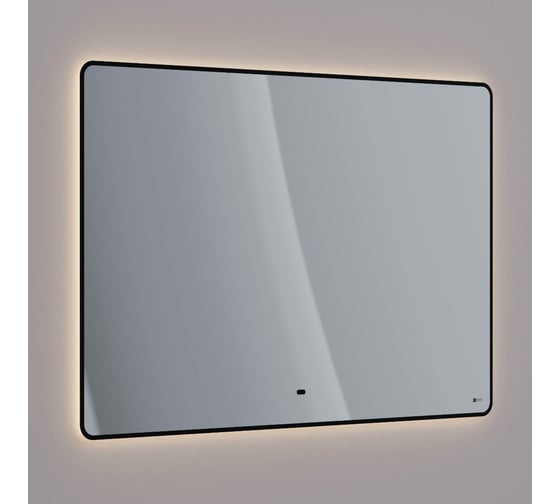 Зеркало Lemark MIOBLACK 120x80 см, с интерьерной подсветкой, с подогревом LM120ZM-black