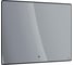 Зеркало Lemark MIOBLACK 120x80 см, с интерьерной подсветкой, с подогревом LM120ZM-black 2