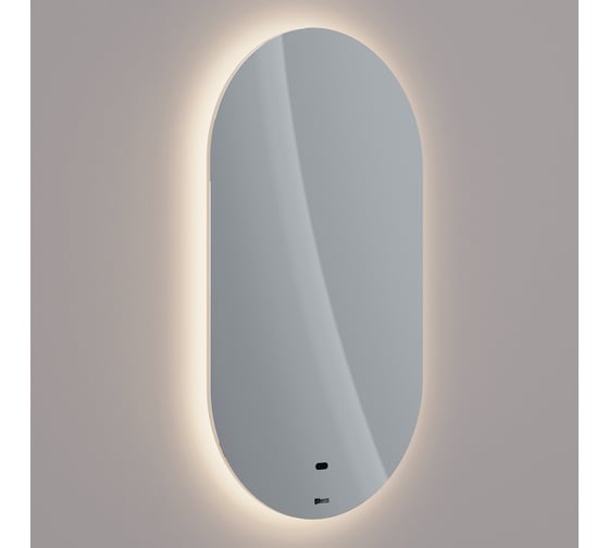 Зеркало Lemark OLSA 55x100 см, овальное, с интерьерной подсветкой, с подогревом LM55Z-O