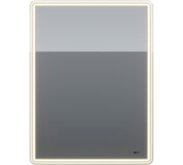 Шкаф зеркальный Lemark ELEMENT 60x80 см, 1 дверный, петли справа, с подсветкой, с розеткой, цвет корпуса белый LM60ZS-E