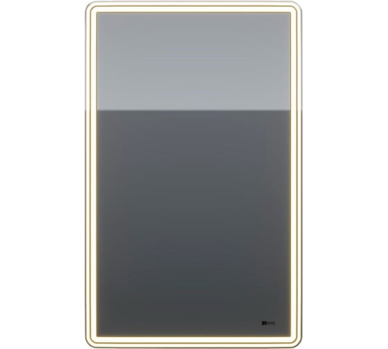 Шкаф зеркальный Lemark ELEMENT 50x80 см, 1 дверный, петли справа, с подсветкой, с розеткой, цвет корпуса белый LM50ZS-E