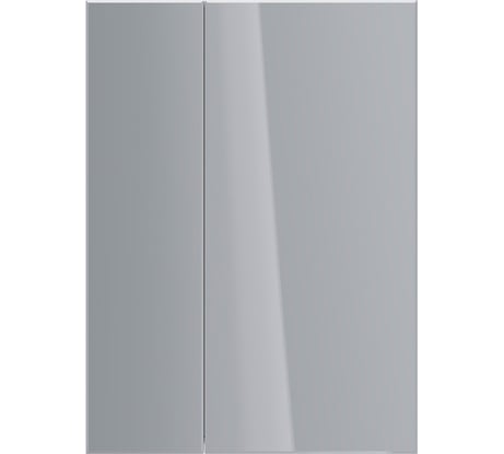 Шкаф зеркальный Lemark UNIVERSAL 60x80 см, 2-х дверный, цвет корпуса белый глянец LM60ZS-U