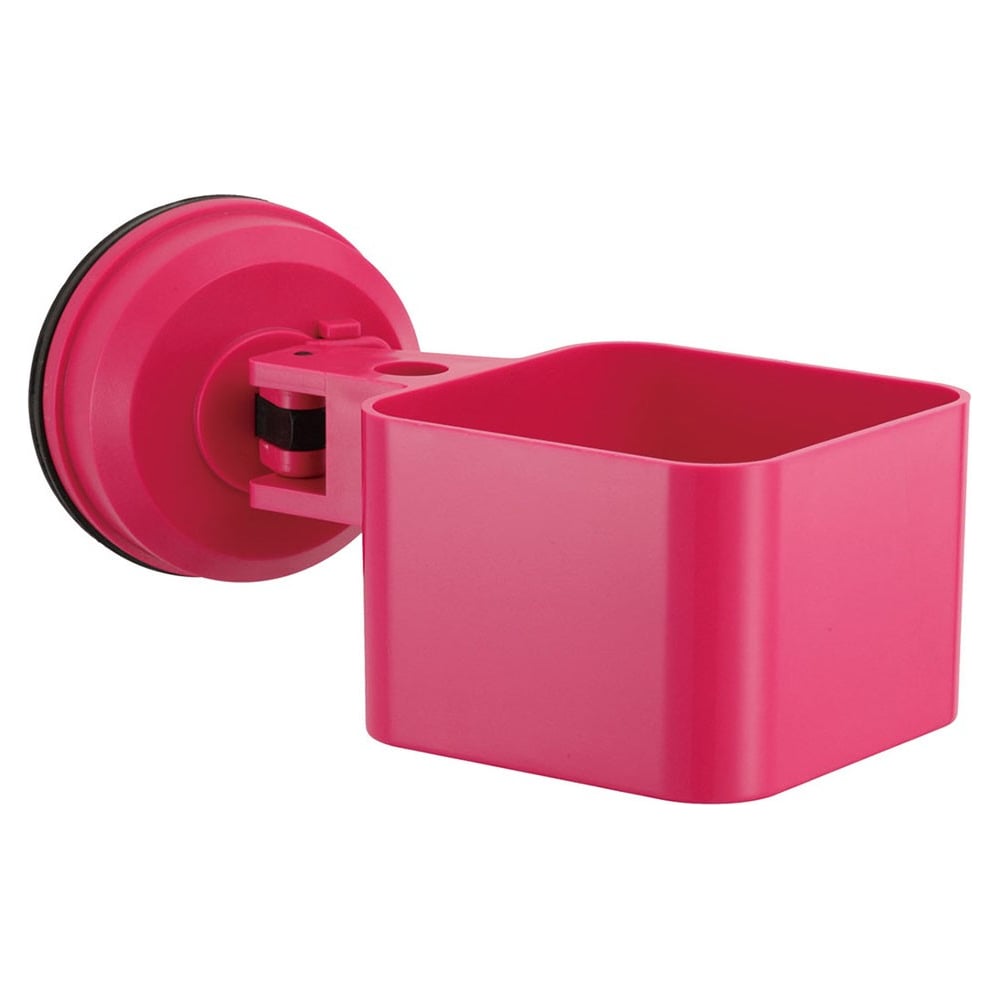 Подставка для моющего средства и губки FECA на присоске, розовый 441751 .