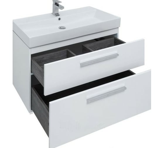 Тумба Aquanet Nova 70 2 ящика, цвет белый глянец 00249917