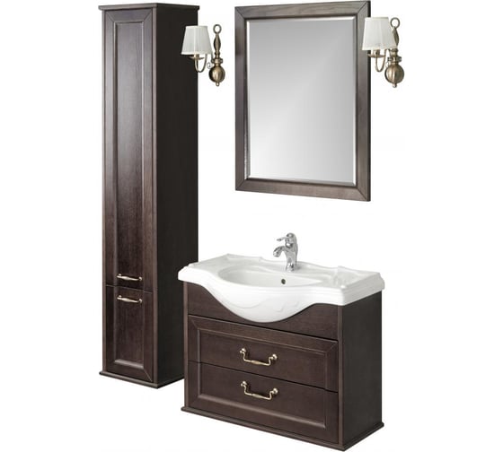Шкаф-колонна ROCA AMERICA EVOLUTION W 36, левая, дуб темный ZRU9302954
