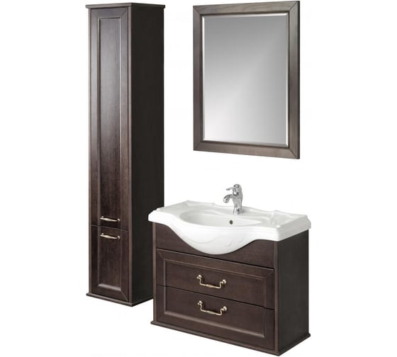 Шкаф-колонна ROCA AMERICA EVOLUTION W 36, левая, дуб темный ZRU9302954