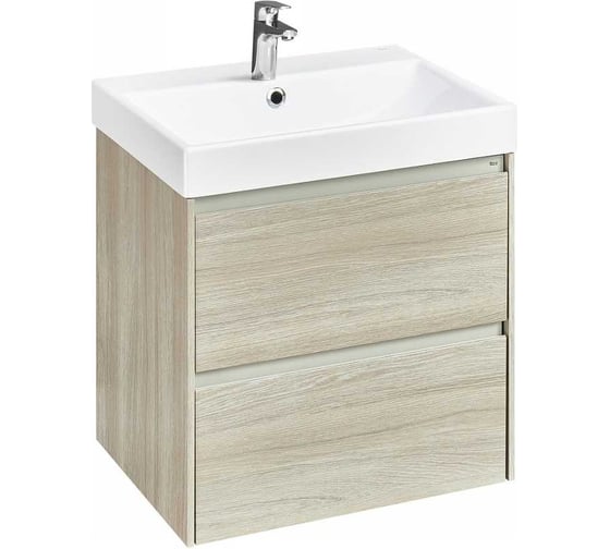 Модуль для раковины ROCA ONA 585x450x565 мм, с 2 ящиками, светлый дуб A857613512