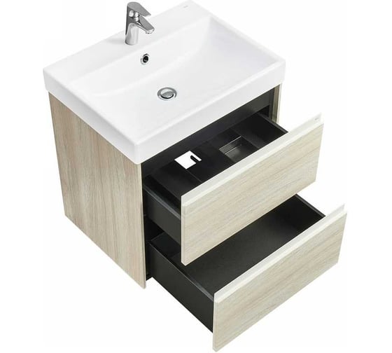 Модуль для раковины ROCA ONA 585x450x565 мм, с 2 ящиками, светлый дуб A857613512
