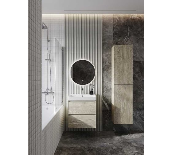 Модуль для раковины ROCA ONA 585x450x565 мм, с 2 ящиками, светлый дуб A857613512