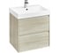 Модуль для раковины ROCA ONA 585x450x565 мм, с 2 ящиками, светлый дуб A857613512 1