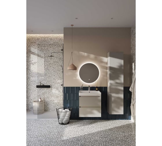 Модуль для раковины ROCA ONA 585x450x565 мм, с 2 ящиками, бежево-серый матовый A857613510