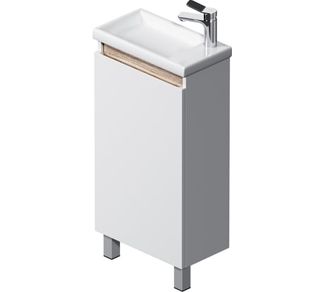 База под раковину AM.PM, X-Joy напольная, 45 см, 1 дверца, белый глянец M85AFSX0451WG