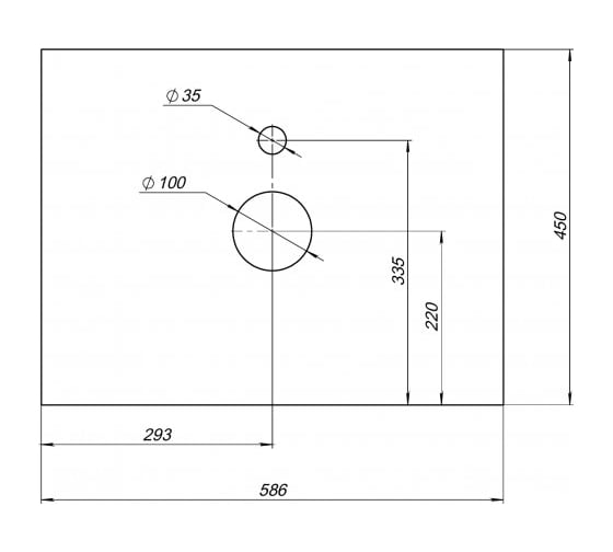 Столешница Aquanet  Nova Lite 60 цвет бежевый LF00 00257609