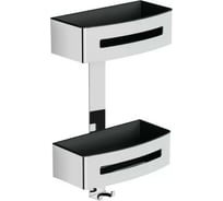 Полка для душа LANGBERGER 2-этажная прямая с пластиком 75762