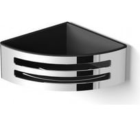 Полка для душа LANGBERGER 1-уровень, угловая с пластиком 75660