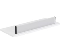 Полка LANGBERGER белая с ограничителем-скребок 73351-WH
